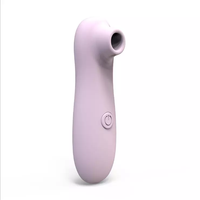 Tragbarer Silikon+ABS Wasserdichter Saugvibrator Oralsex-Sauger Klitoris-Stimulator 10 Modi Klitorales Erotik-Sexspielzeug für Frauen