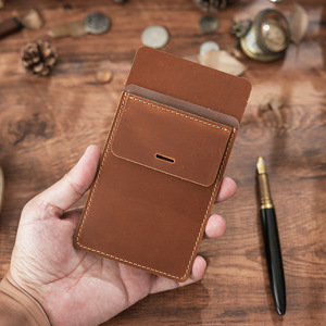 Étui à stylo en cuir médecin infirmière avec fermeture à glissière durable étanche poche portable manteau blanc porte-stylo multifonctionnel - Product Image 4