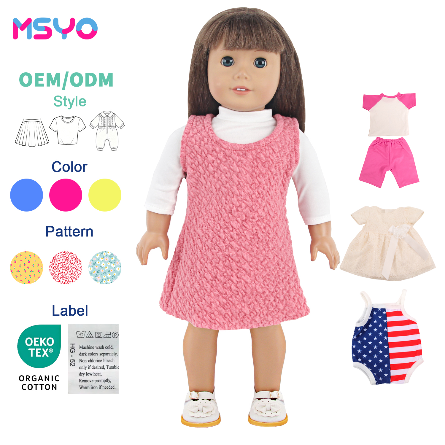 Set De Ropa Para Muñeca De 17 Cm Con Vestido Rojo, Diadema Minnie, Collar Y Zapatos | Incluye Accesorios De Perlas | Regalo Creativo Para Niñas Y Coleccionistas