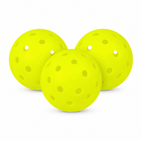 Offre Spéciale : Balles de Pickleball d'extérieur en PP, 26 trous, en plastique durable, pour l'entraînement, les matchs et la vente en gros