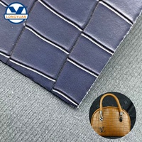 Approvisionnement d'usine Imitation Crocodile Peau de Serpent PU Cuir Synthétique PVC Cuir pour Sacs
