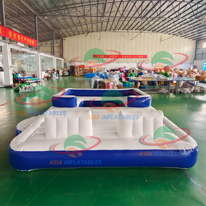 Radeau de brise tropicale pour <span class=keywords><strong>6</strong></span> <span class=keywords><strong>personnes</strong></span>, grande île de détente flottante <span class=keywords><strong>gonflable</strong></span> pour adultes et enfants, vente en gros - Product Image 3
