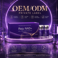 Ampoule booster cutané NAD+ 5ml*10, sérum anti-âge avec acide hyaluronique et niacinamide pour le visage