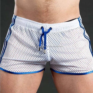 Shorts en maille pour hommes séchage rapide pantalons courts de plage entraînement exercice Jogging trou Shorts Sexy pantalons de Sport Shorts - Product Image 6