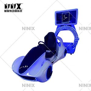 เครื่องจำลองรถแข่ง VR แบบนั่งเดี่ยวสุดล้ำสมัย พร้อมไฟ LED สุดดื่มด่ำ อุปกรณ์เกมเสมือนจริงสำหรับศูนย์เกม MR - Product Image 3