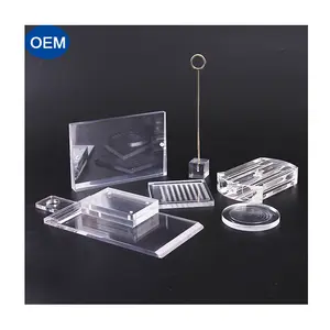 Clear Plastic Molding Transparent Parts CNC Transparent PC Plastic Parts Clear Transparent Circle Shaped Thermoformed Parts