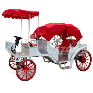 Voiture de tourisme électrique personnalisable 4 roues style Victoria classique pour photos de mariage et visites de parcs - Product Image 2
