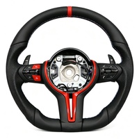 Volant sport rouge adaptable pour BMW F02 F8x F12 F13 F16 F25 F26 F40 F44 F48 F70 F83 F86