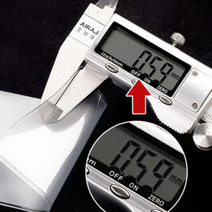 Bolsas de plástico con superficie de PVC transparente y escarchada de Kejea manejadas por serigrafía - Product Image 3