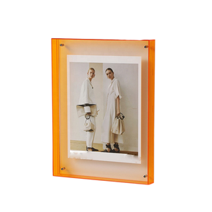 Marco de Fotos Decorativo Flotante de Acrílico Impermeable Ecológico, Translúcido, Colorido, para Escritorio/Mesa/Pared - Product Image 1