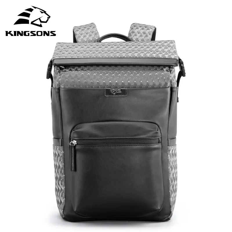 Custom portable strap bag Kingsons Fashion trendy travel Waterproof hp Laptop bagpack with USB charging