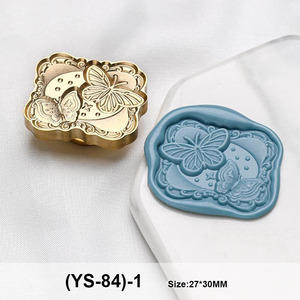 Haute qualité tout a une âme série tête de cerf <span class=keywords><strong>escargot</strong></span> papillon cire sceau tête de timbre - Product Image 6