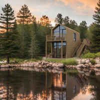 Vente directe usine NeoFabHome – Maison préfabriquée moderne, mini-maison modulaire portable, petite maison pour jardin ou espace extérieur