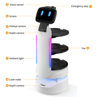 Robot Serveur IA pour Salon de Manucure : Livraison de Thé et Café, Assistant de Salon de Beauté