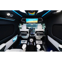 29-Zoll-Decken-TV Luxus-Autos itz und Schlafs ofa Kunden spezifisches Badezimmer für 2024 New Hiace