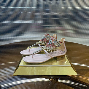 Sandales de luxe originales personnalisées pour femmes, style romain bohème Feng Shui, avec bijoux incrustés de diamants, à clipser sur le <span class=keywords><strong>pied</strong></span> ou à porter avec les doigts apparents - Product Image 3