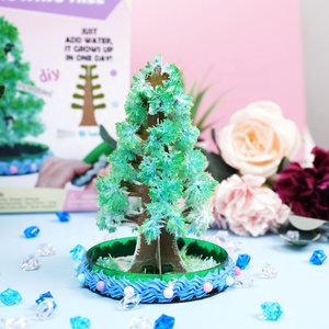 Árbol de Navidad mágico verde para niños, juguetes de árbol en crecimiento para niños, árbol mágico de papel, manualidades, juguete educativo de Navidad - Product Image 5