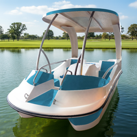 Bateau à pédales en fibre de verre Meierya, équipement de jeu aquatique, modèle M076/078, capacité de 400 kg, usage commercial
