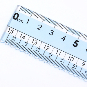 Regla de plástico irrompible de doble escala de 20CM, material escolar duradero con papelería de material nuevo - Product Image 5
