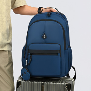 Men's Backpack Large Capacity Multi Functional Commuter Travel School Bag Blue Gray Black 20-35L Spring 2026 - Product Image 3