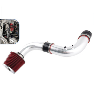 Kit de Admisión de Aire Frío de 3 Pulgadas para <span class=keywords><strong>Honda</strong></span> Civic Acura <span class=keywords><strong>Integra</strong></span> K20 <span class=keywords><strong>K24</strong></span> K Swap DC2 EG Ek 1992-00, Intercambio de Motor, Rojo y Plateado - Product Image 4