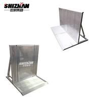 Barrières de foule pliables de scène Barrières de protection en aluminium Support de barrière de contrôle de foule de concert OEM
