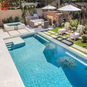 Fournisseur le <span class=keywords><strong>moins</strong></span> <span class=keywords><strong>cher</strong></span> en Chine Maison familiale moderne Petite Piscina Spa Plunge Swimming Pool <span class=keywords><strong>Piscine</strong></span> hors sol creusée en fibre de verre - Product Image 1