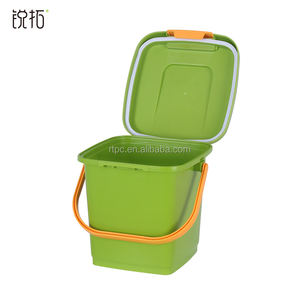 8l/10l/15l mutfak çöp tenekesi çöp kutuları kompost mutfak kutuları - Product Image 4