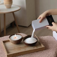 Cire de sable pour bougies à base de plantes, cire de sable perlée non toxique en vrac pour bougies