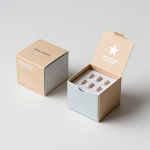 Caixa de Papelão OEM/ODM Disponível para Produtos de Saúde: Armazenamento de Garrafas de Suplementos e Medicamentos - Product Image 3