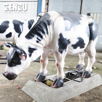 Modelo de Vaca de Fibra de Vidrio para Granja, Animal Artificial en Oferta