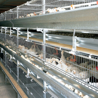 Fourniture d'usine Cages de batterie pour poulets de chair Cages de treillis métallique en fer galvanisé pour application de clôture soudée
