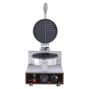 Double sides rotating waffle maker two ovens professional waffle catering equipment for street food