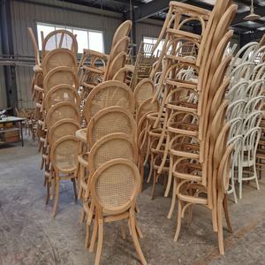 Chaise de salle à manger en rotin et osier pour fête de mariage, vente en gros - Product Image 1