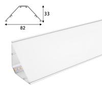 Personnalisé 2 M/pc V-type haut coin plafond affleurant mur lavage dur barre lumières bureau rideau escalier décor bande réfléchissante