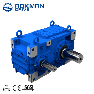 Reductor de Caja de Engranajes Helicoidales de Servicio Pesado Aokman, Relación 1:80, Hierro Fundido Templado para Fresadora - Product Image 2