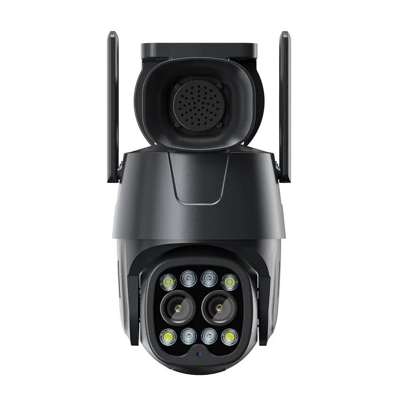2022 NEW 4MP 2K 4x Hybrid Zoom 2.8+8mm Dual Lens PTZ IP Camera WiFi Human Detection 2MP Audio Security Video Surveillance Camera