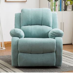 Silla reclinable de salón de belleza, sillón moderno de PU, color gris - Product Image 6