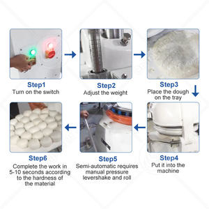 Diviseur de pâte automatique pour boulangerie, machine à diviser la pâte volumétrique, machine à diviser la pâte à pain grillé - Product Image 5