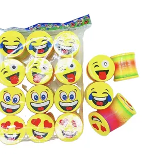 Nieuwe Aankomst Hot Selling Kleurrijke Grote Regenboogcirkel Verspreid Kinderspeelgoed Magisch Slinky Spring Coil Regenboog Speelgoed