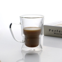 Tasses à café en verre à Double paroi personnalisées, tasse pour café expresso