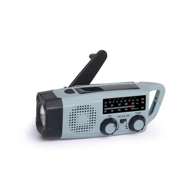 Emergency Mini Radio AM FM SW Solar Hand Crank Radios, Power Bank With SOS Alam, Phone Chage