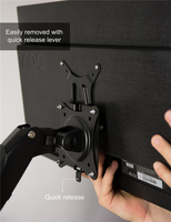 Adaptateur VESA Support Kit, support de Fixation et Support Mural Amovible Plaque VESA pour Moniteur LCD et Écran de TÉLÉVISION De Montage