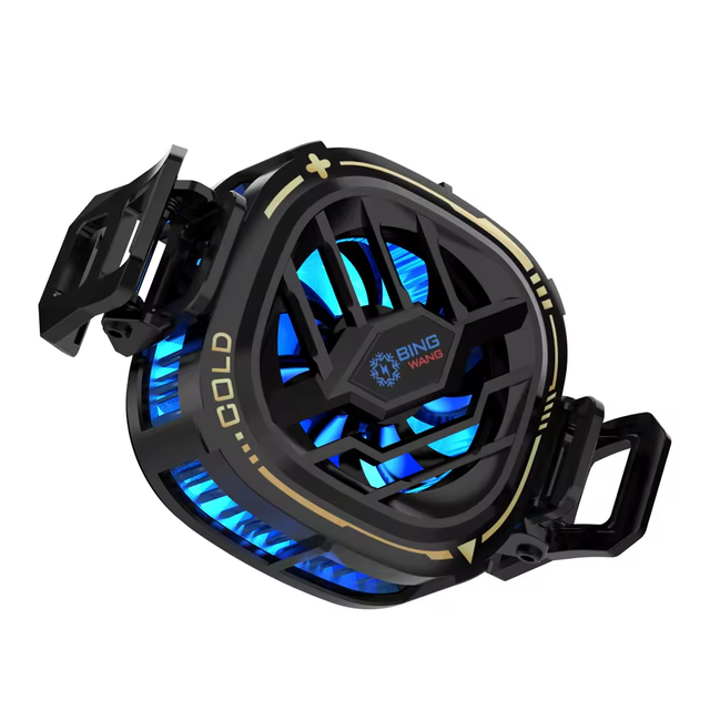 Great Roc Hot Selling Magnetic Semiconductor Mobile Cooler X76 for Gaming With Digital Display Wireless Charger Phone Cooler