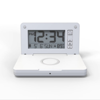 Reiswekker Magnetisch draadloos oplaadstation met standaard 10W PD QC3.0 Snel opladen Multifunctioneel voor mobiele telefoon