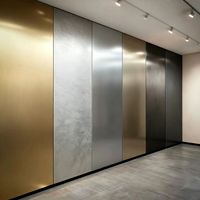 Panneau mural en bois de bambou avec finition métallique, matériau de construction durable pour mur décoratif, panneau mural 3D, cloison