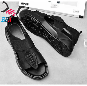 Sandalias de Cuero Genuino para Hombre con Suela de PU de Primera Calidad, Sandalias Deportivas de Verano para Exteriores, Playa y Deportes - Product Image 3