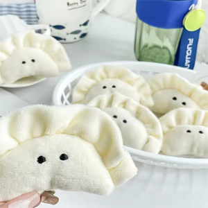 Llavero de Peluche de Dumpling de Moda, Bonito Juguete Suave 3D, Colgante de Muñeco de Peluche para Bolsos, Regalo para Decoración de Bolsos y Festivales - Product Image 2