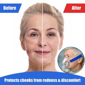 Cpap Nek Pad Comfortabele En Zachte Fleece Stof Ter Vermindering Van Gezichtsdruk Lengte Verstelbare Cpap Strap Nek Pad - Product Image 4