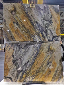 Brazil tự nhiên <span class=keywords><strong>sandalus</strong></span> Granite quartzit tấm đánh bóng da tường sàn Bảng điều khiển gạch nhà bếp hiện đại bàn nhà máy - Product Image 3